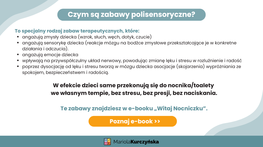 Zabawy polisensoryczne a problem kupy tylko do pampersa