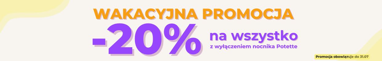 baner na sklep wakacyjna promocja -20%